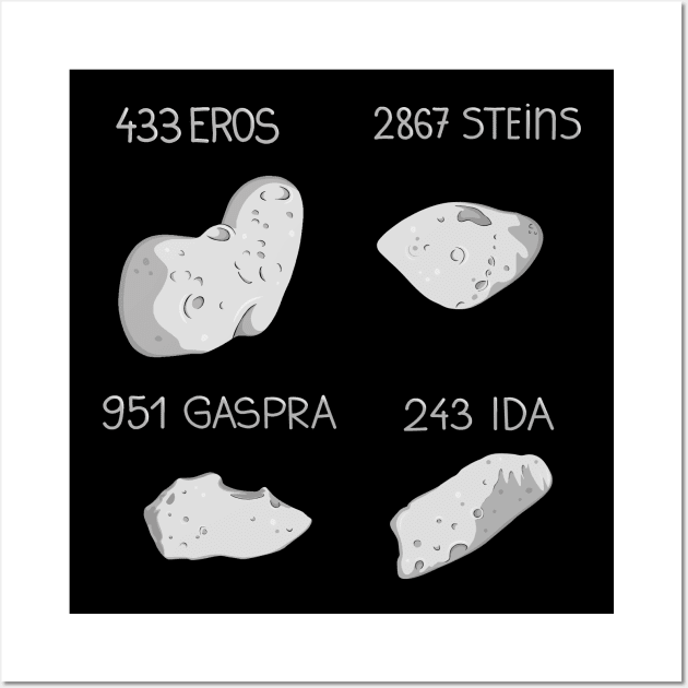 Asteroids Wall Art by valentinahramov